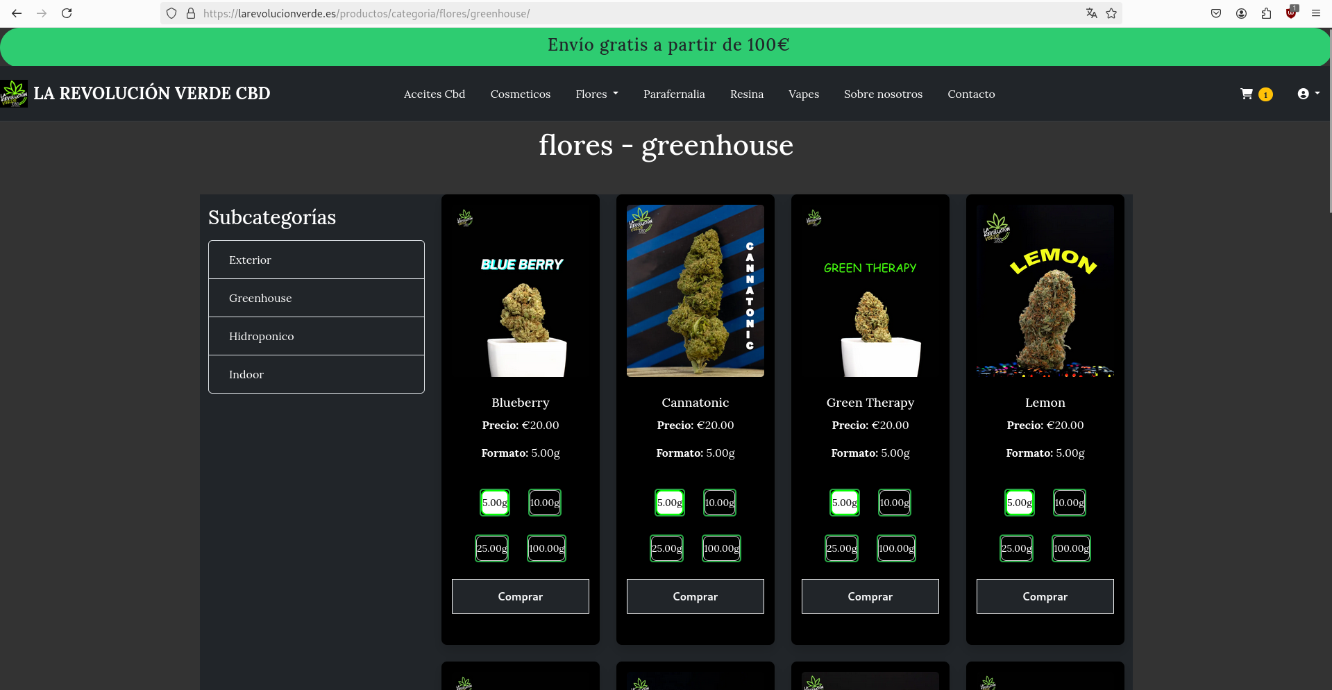 Ecomerce CBD